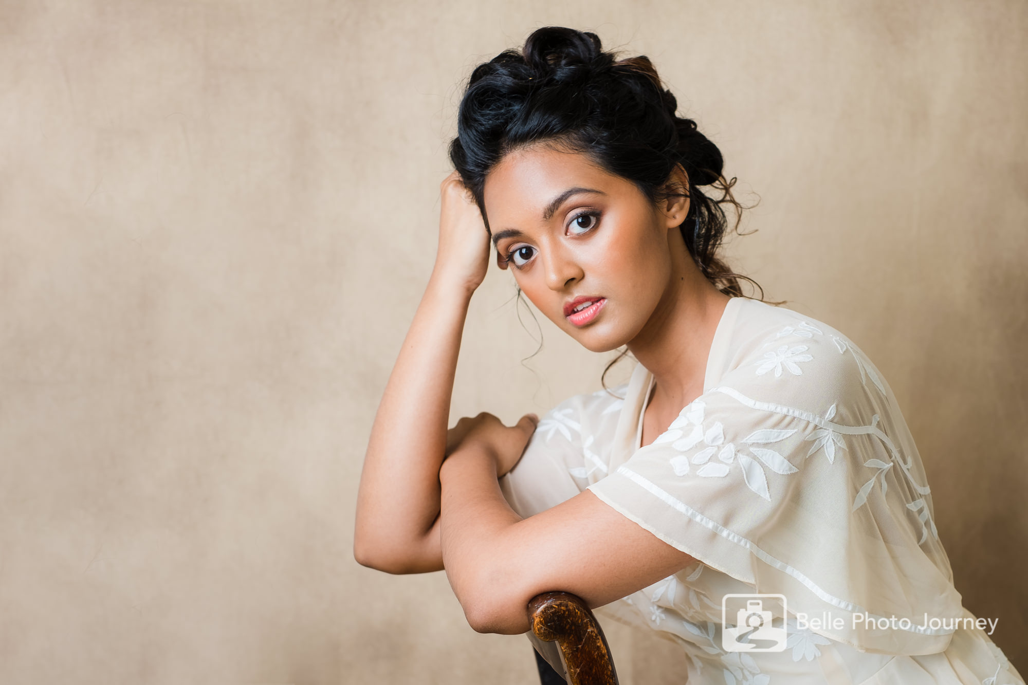 portrait model spotlight