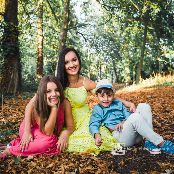 family photo shoot highgate woods